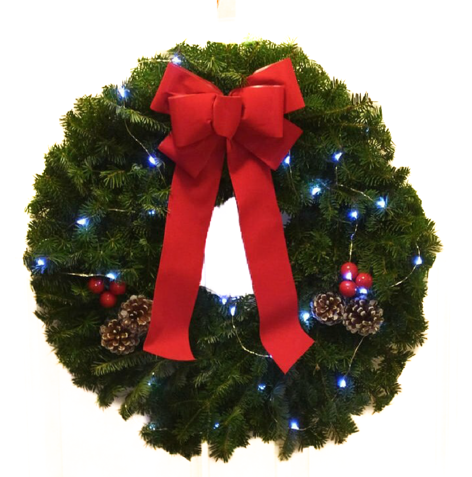 led lighted christmas wreaths