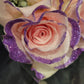 Light Pink Rose Bouquet with Purple Glitter 3-Stem