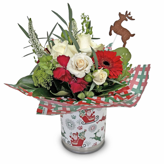 Country Chic Christmas Centerpieces