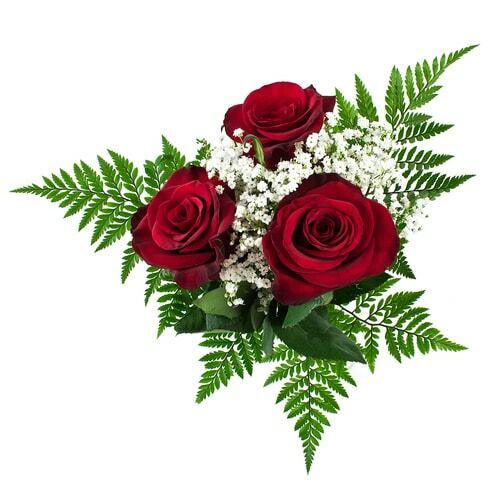 3-Stem wholesale rose bouquets