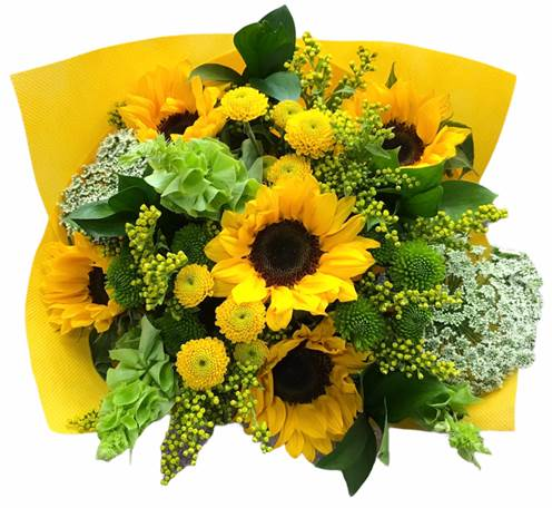 Yellow Sensation Farm Bouquet