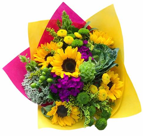 Yellow Sensation Farm Bouquet