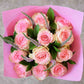 Just Roses Valentine's Day Bouquets - 8 Bqts, 40cm, 25 Stems