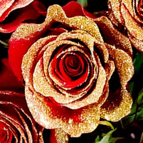 Glitter Rose Bouquets