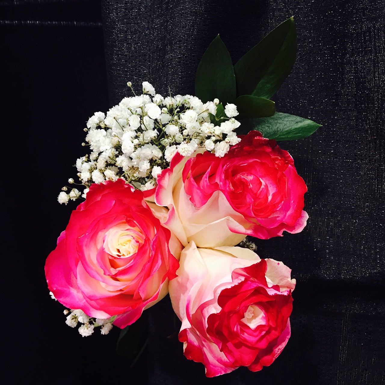 Painted Rose Bouquets (Your Color Choice) 3-Stem