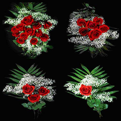 Rose Bouquet Combo - Med Box 18 Bqts