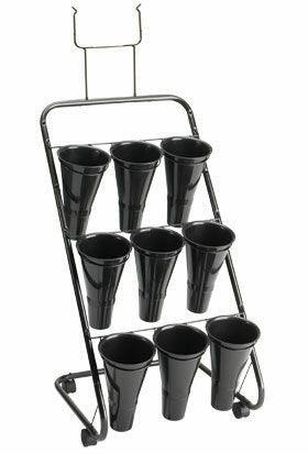 Floral Stand - 9 Buckets On Wheels - 48LongStems.com