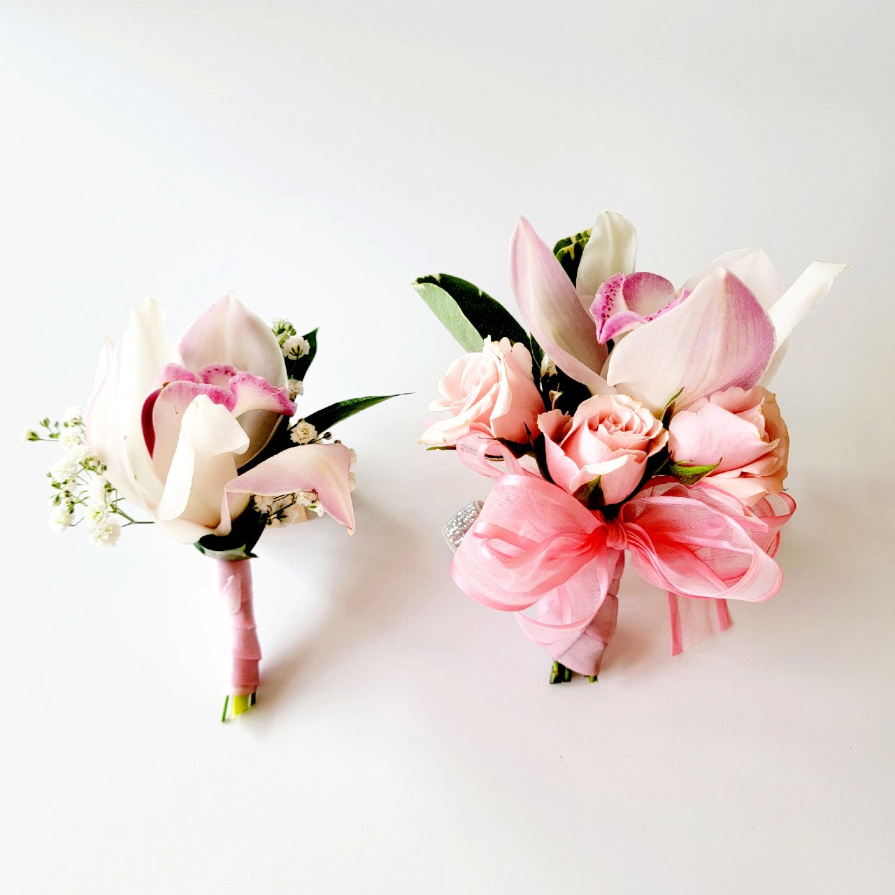 Orchid with Spray Rose Corsages