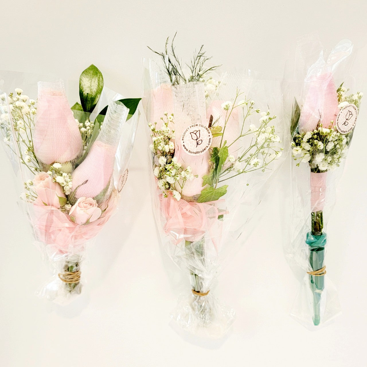 Mini Cotton Bouquet (Pink)  Flower bouquet diy, Floral gifts