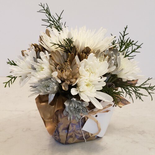 Mini Centerpieces, Silver and Gold, 14 Pieces