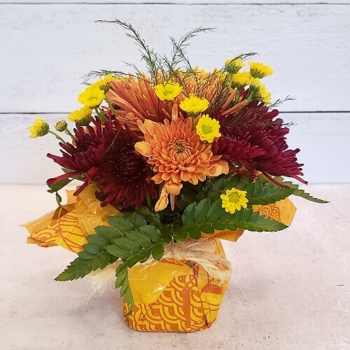 Mini Centerpieces, Fall Colored, 14 Pieces